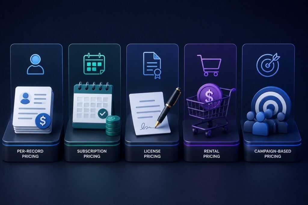 How B2B data is priced
