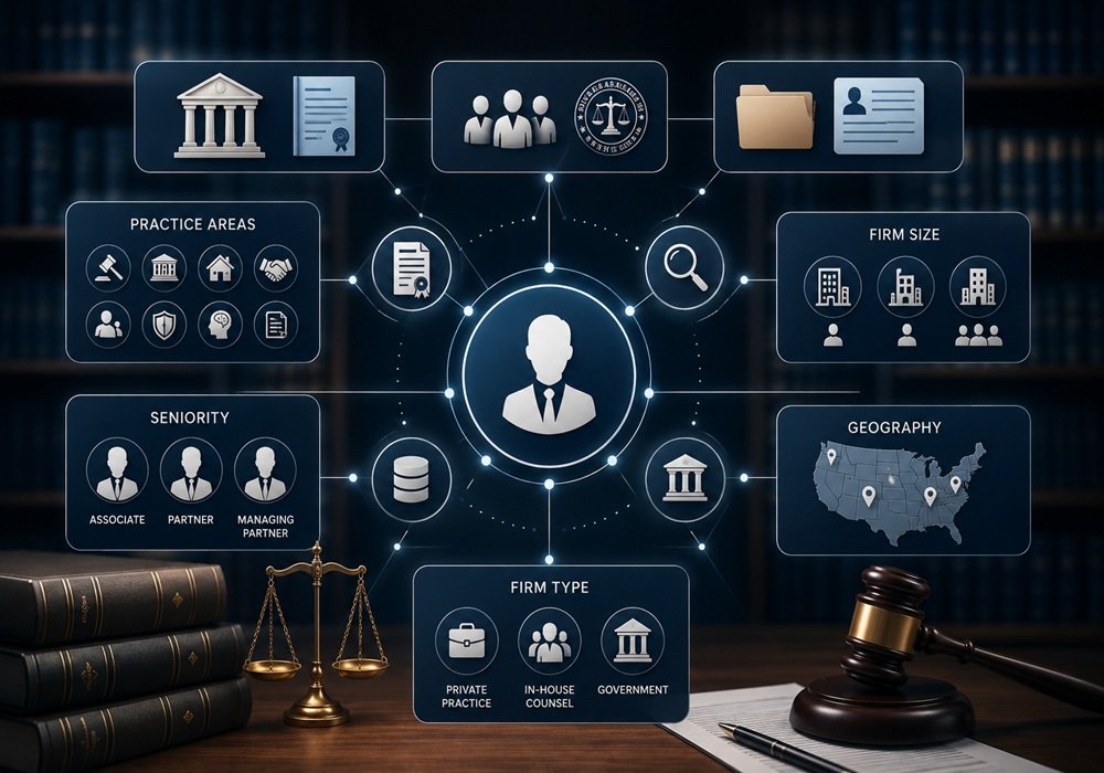 How attorney lists are built and segmented