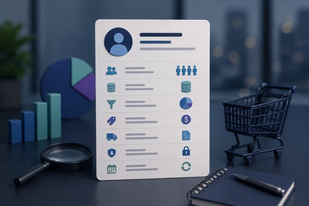 What a data card is