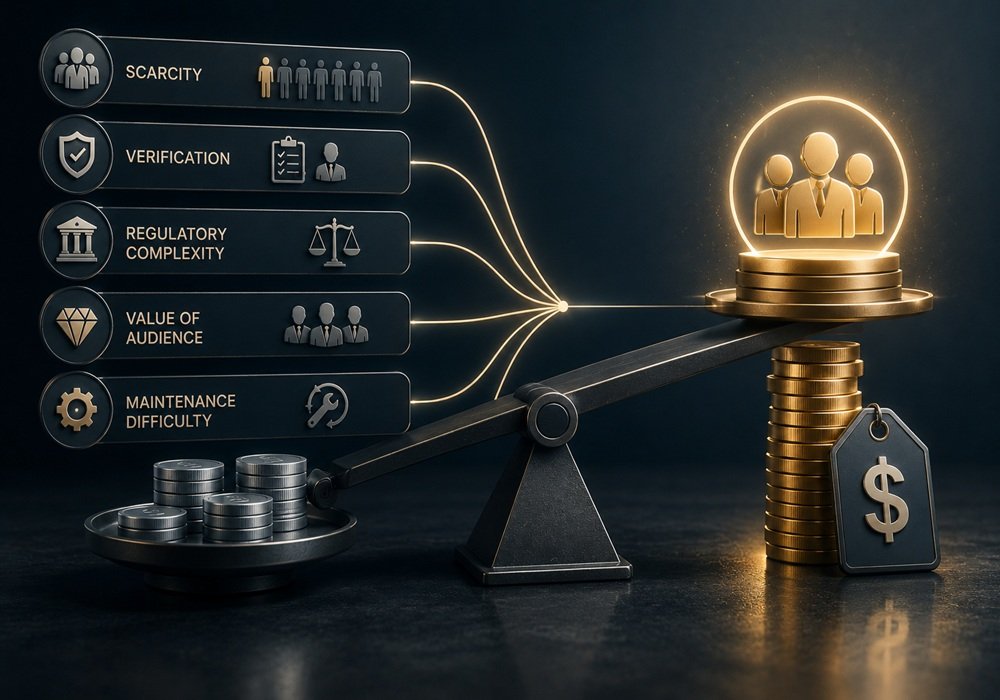 What drives specialty list pricing