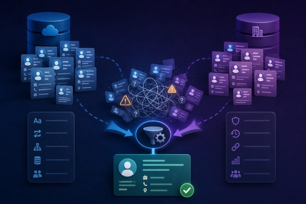 Why post-merger deduplication is hard