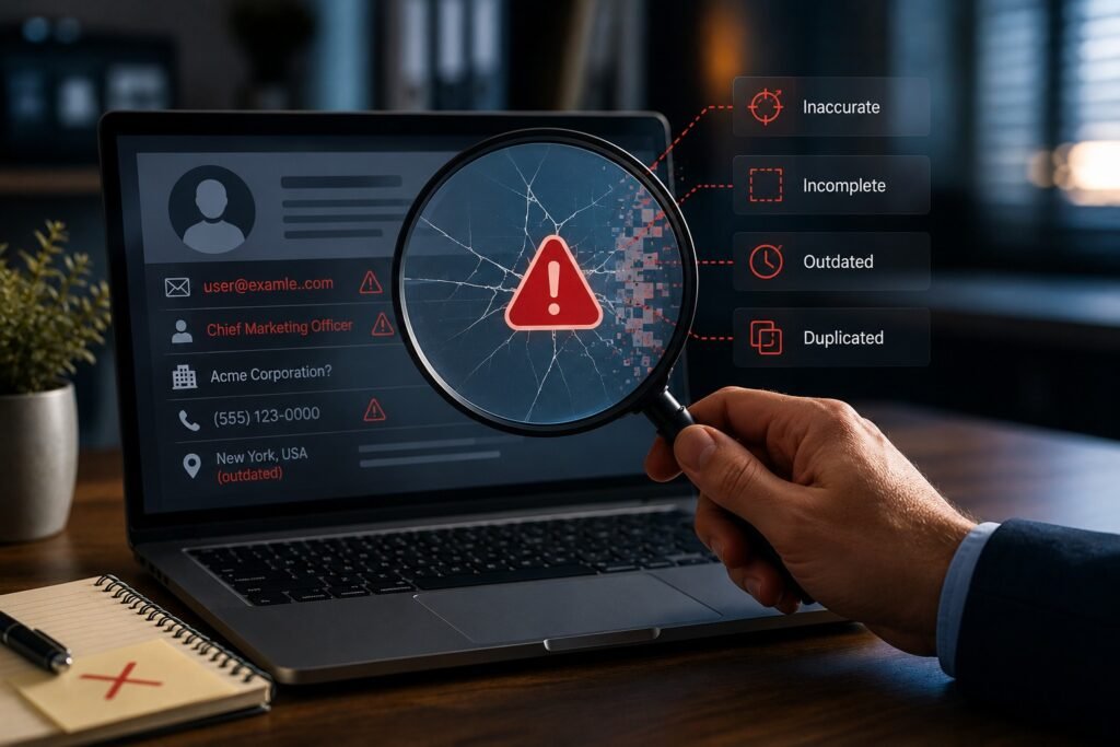 Common Causes of Bad B2B Data