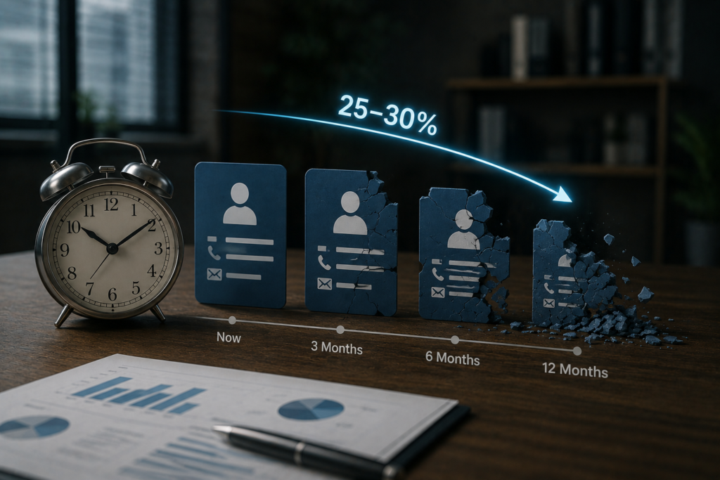 How Fast B2B Data Decays